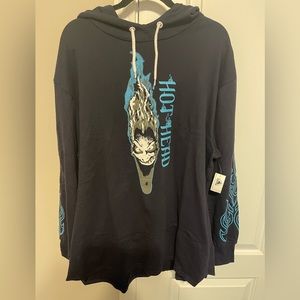 Disney Hades “ hot head” sweatshirt hoodie. NWT size xl